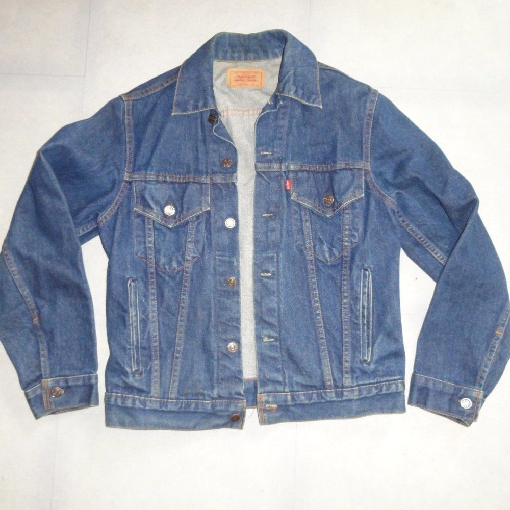 ⚫️Harley Davidson Vintage LEVIS Denim Jacket Harley Davidson Logo